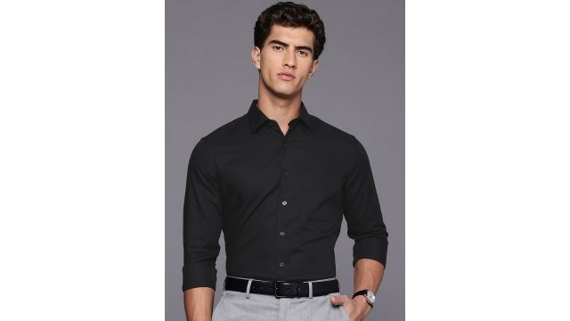 Louis Philippe Slim Fit Pure Cotton Formal Shirt