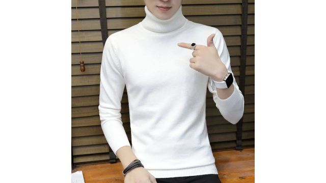 MEN'S TURTLE NECK T-SHIRT