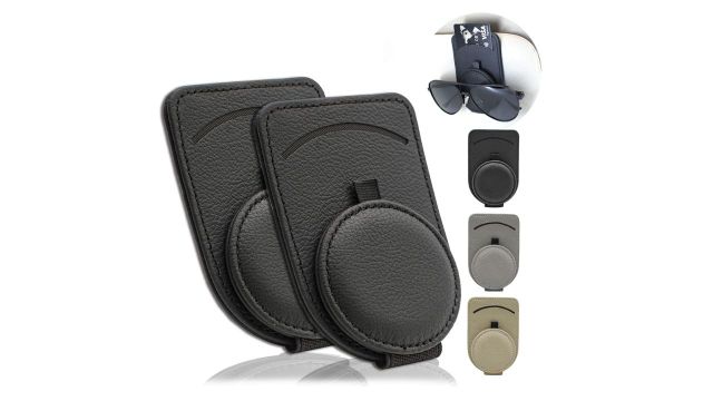 Magnet Adsorbed Sunglasses Holder for Car Visor