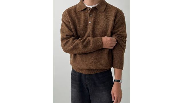 Men'S Casual Sweater Men'S Knit Top