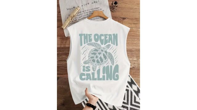 Men’s Fashion Basic Style Casual All-Match Knit Print Sleeveless Vest