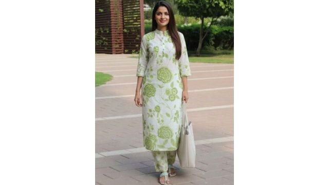 Moda Rapido Printed Top with Trousers