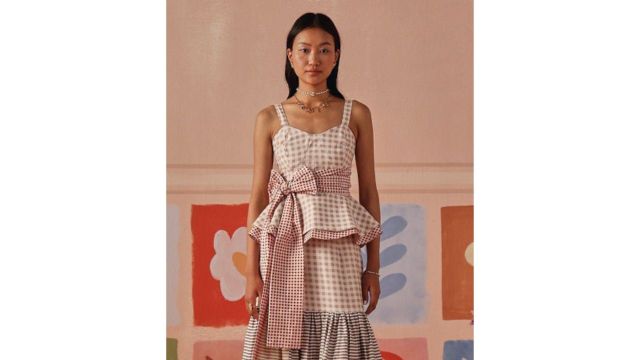 Sage by Mala Women Cotton Checked Sleeveless Tops