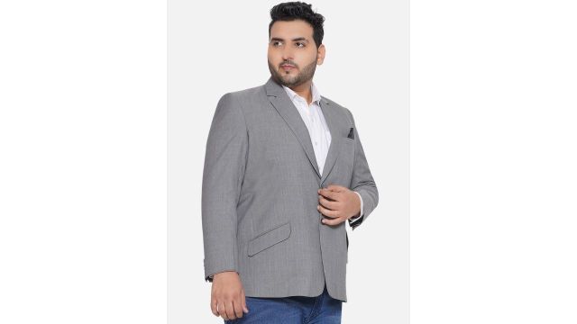 Santonio Plus Size Single Breasted Notched Lapel Blazer
