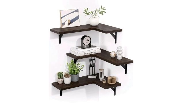 Shoper-cart Corner Wall Shelf Set