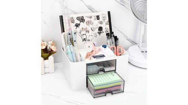 Shuttle Art Desk Organiser With 2 Drawers