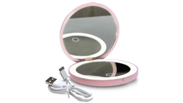 Skince LED Rechargeable Compact Mirror