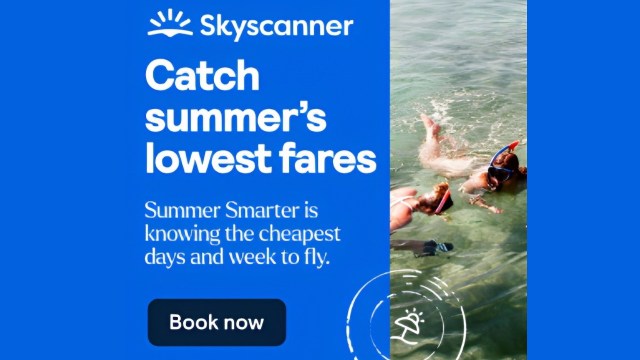 Skyscanner low summer fares
