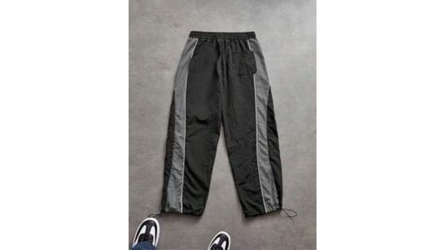 Sport MetroGents Men's Contrast Color Star Print Drawstring Waist Sweatpants