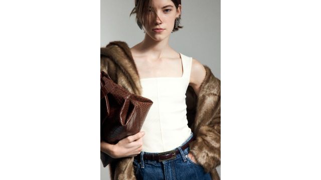 Square-neck vest top