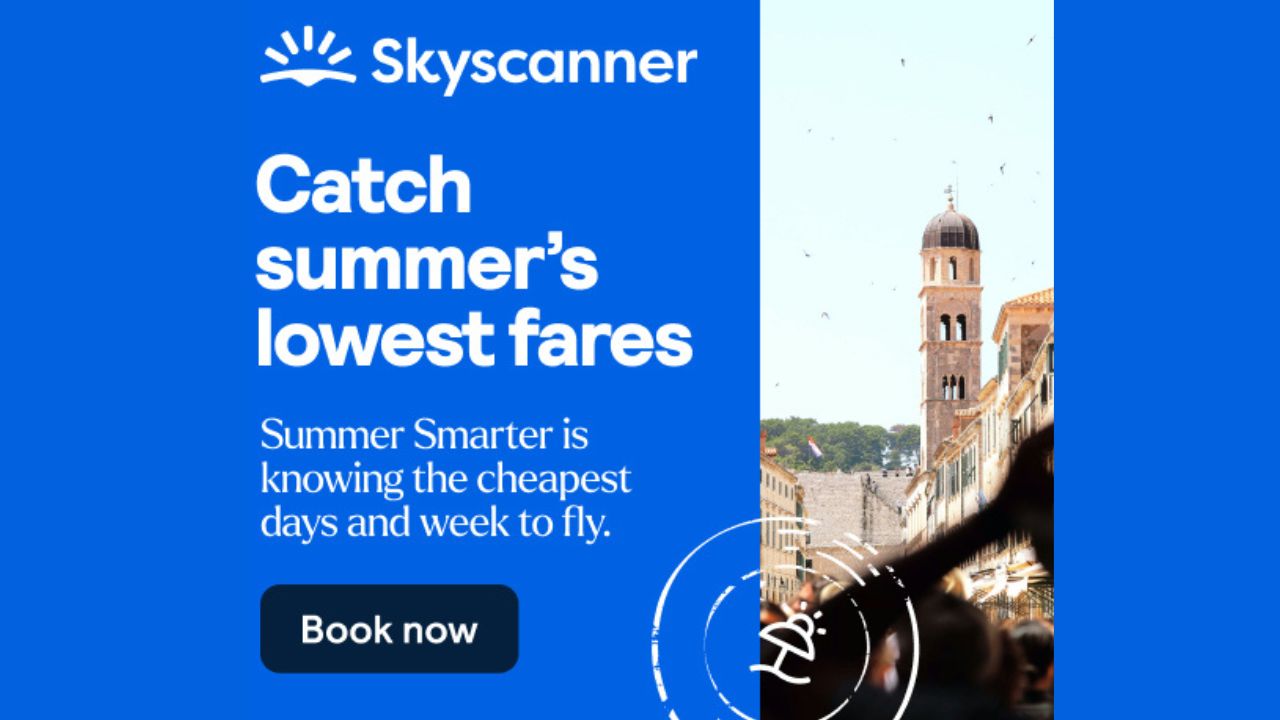Summer’s lowest fare at Skyscanner