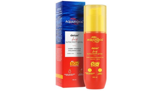 Aqualogica Detan+ Dewy Sunscreen Spray SPF 50+ PA++++
