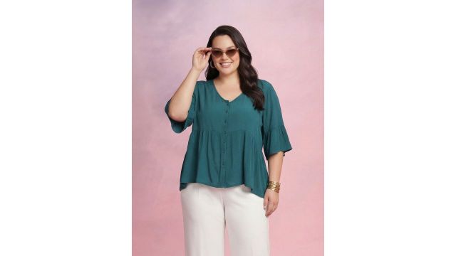 DressBerry Curve peplum top