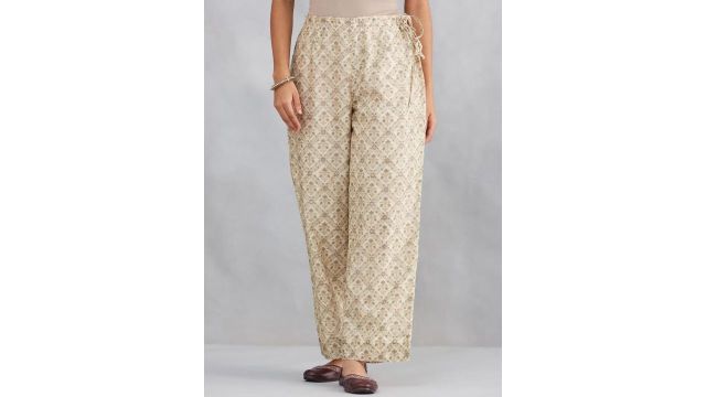 Fabindia Women Ethnic Motifs Printed Trousers