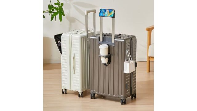 Fashionable Half-Flip Cover Luggage