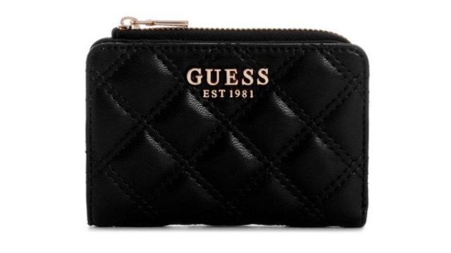 GUESS Women Quilted PU Card Holder