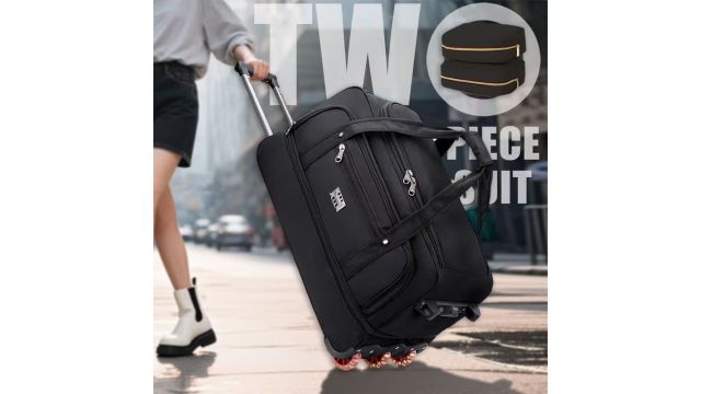 Large Capacity Foldable Travel Bag Set with Storage Bag