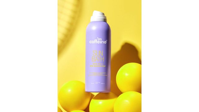 MCaffeine Sun Bath Water Resistant Body Sunscreen Spray SPF 80