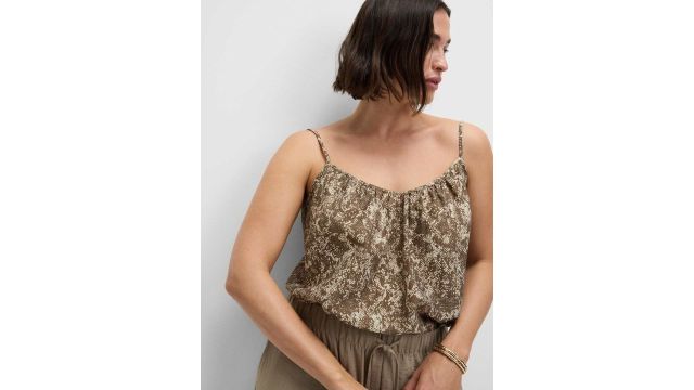 Marks & Spencer Lyocell Rich Printed Cami Top