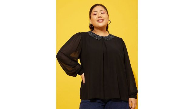 QUIERO MAS georgette top