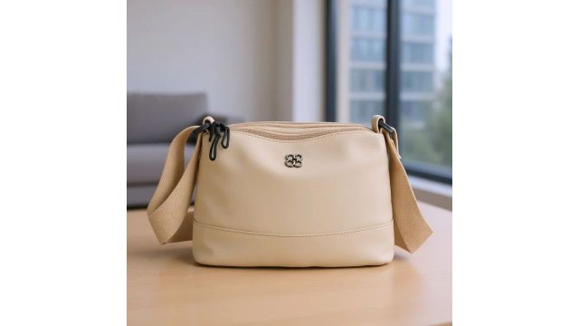 Sporty Nylon Square Sling Bag