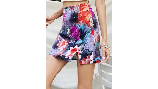 StyleCast x Revolte Dyed Pencil Mini Skirt