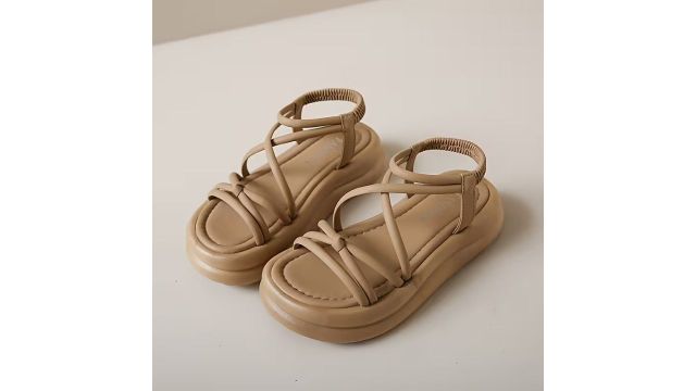 Summer New Flat Cross Strap