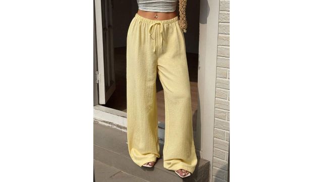 Sunnyshic butter yellow trousers