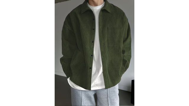 loose-fit solid casual shirt 
