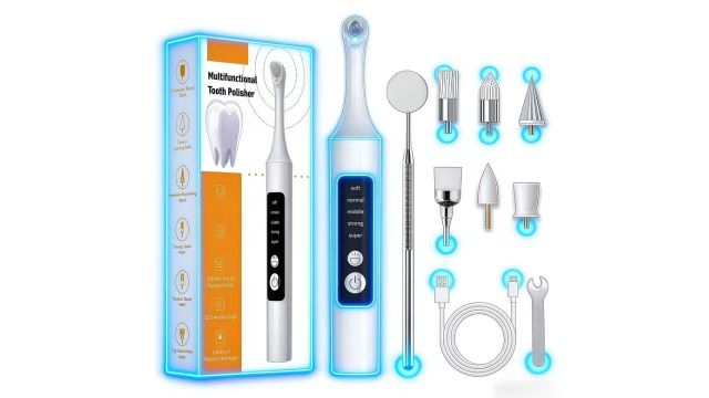 plain electric toothbrush and polisher