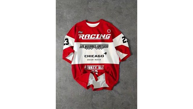  racing-flag graphic tee