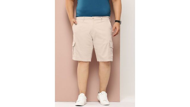 Thomas Scott Men Plus Size Cargo Shorts