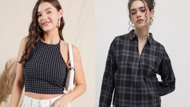Top checked tops for women to consider