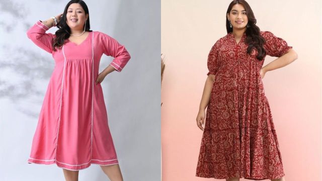 Top plus size midi dress for women to consider