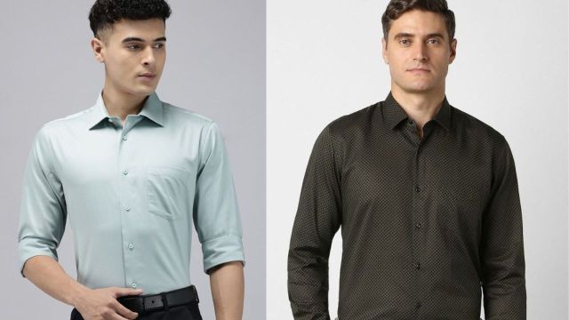 Top pure cotton formal shirts for men to consider