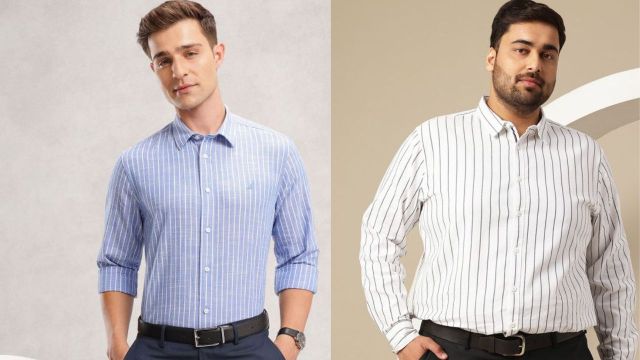 Top striped formal shirts for men to consider