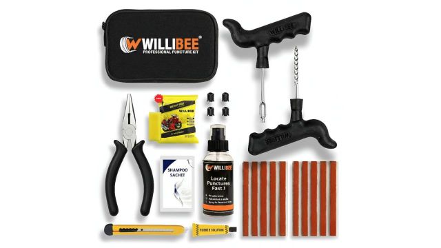 WILLIBEE 11-in-1 Tubeless Tyre Puncture Kit