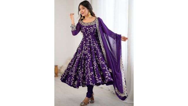 Wedani Women Georgette Ethnic Dresses