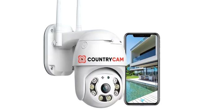 5MP Outdoor PTZ WiFi CCTV Security Camera