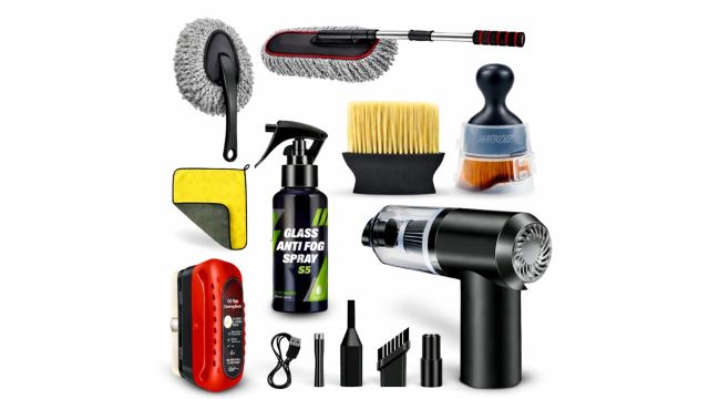 8 Pcs Car Combo Cleaning Kit