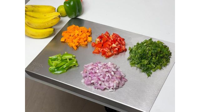 Allo Premium Stainless Steel Counter Top Chopping Board