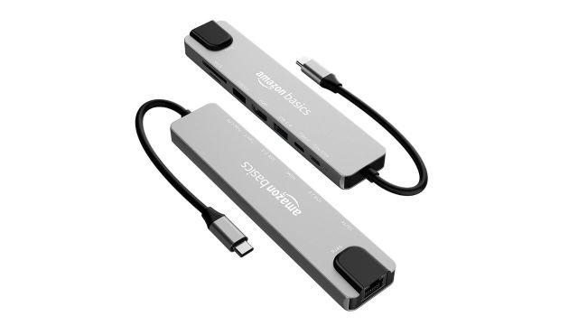Amazon Basics USB Type-C Hub Dock 8-in-1