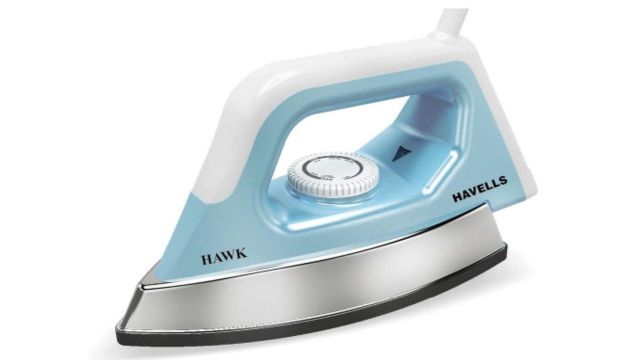 Blue & White Plastic Temperature Control Dry Iron-1100W