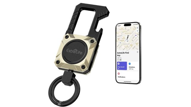 Bluetooth Item Tracker With Carabiner Key Chain