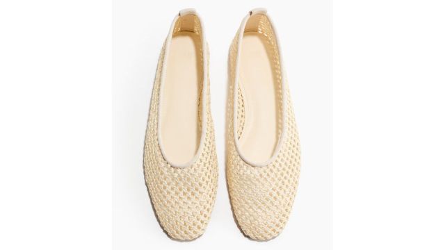 Braided ballet flats