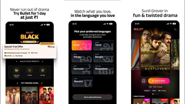 Bullet App Features