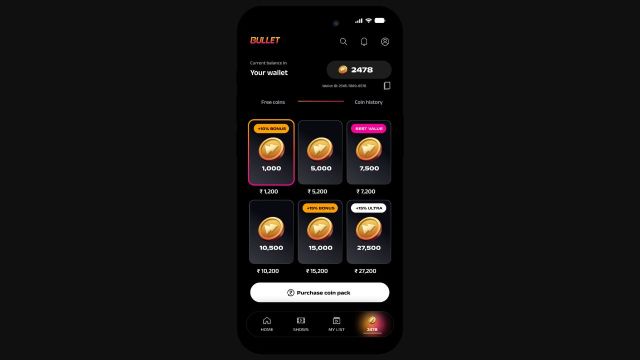 Bullet Micro Drama Rewards
