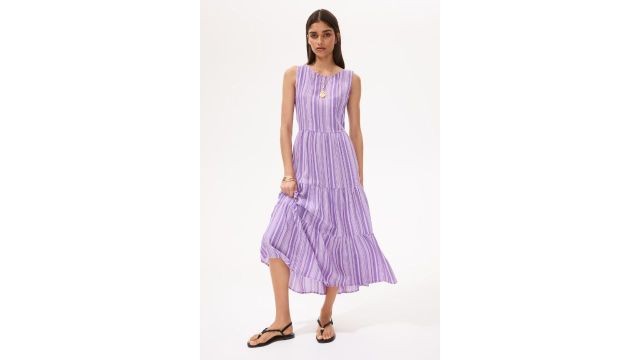 Cut Out Tiered Dress