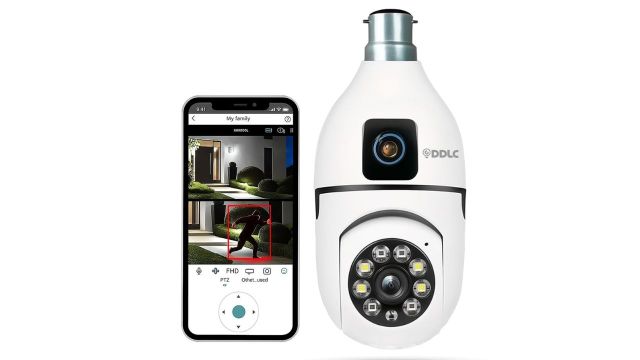 DDLC Dual Lens WiFi CCTV Camera
