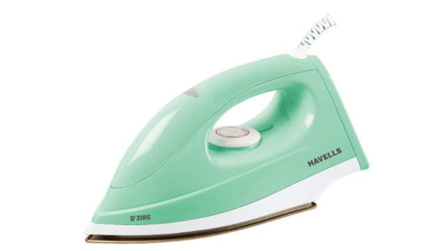 Dzire Tame Mint Green 1000 W 360 Degree Swivel Cord Dry Iron
